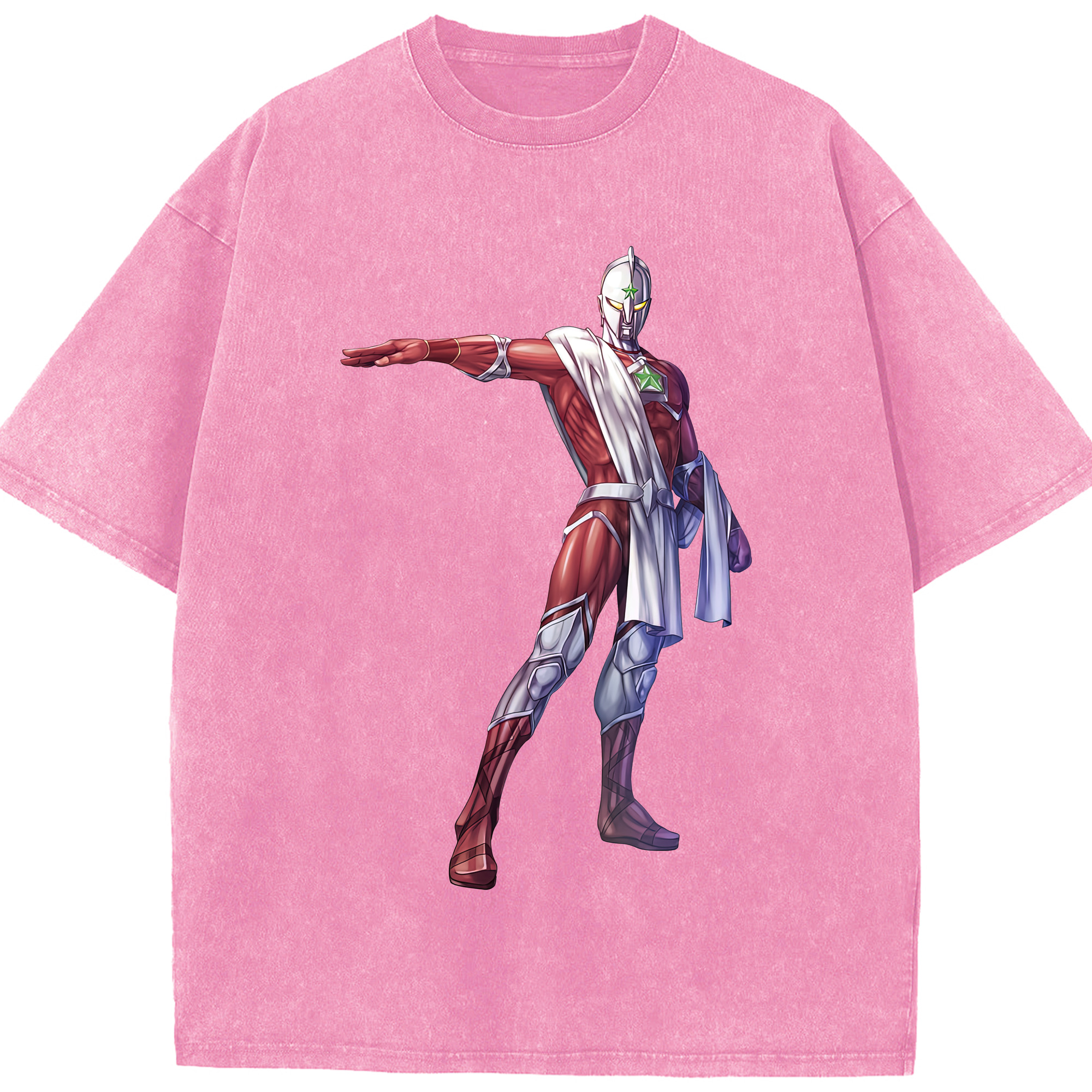 （画像用） ウルトラマン Ultraman 綿100% ヴィンテージ風 半袖Tシャツ（フロントプリント）